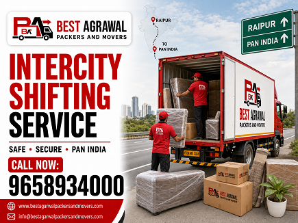 Intercity Relocation in Raipur